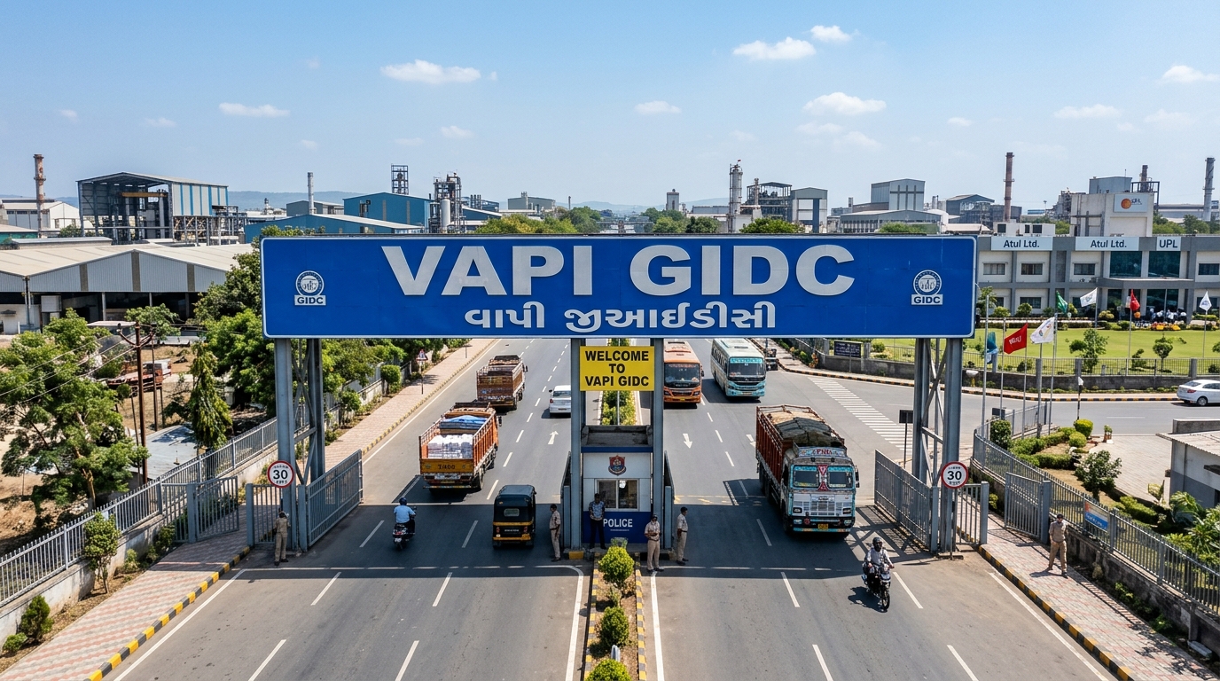 વાપી GIDCમાં નવી ઉદ્યોગ એકમ માટે જમીનનું વિતરણ શરૂ